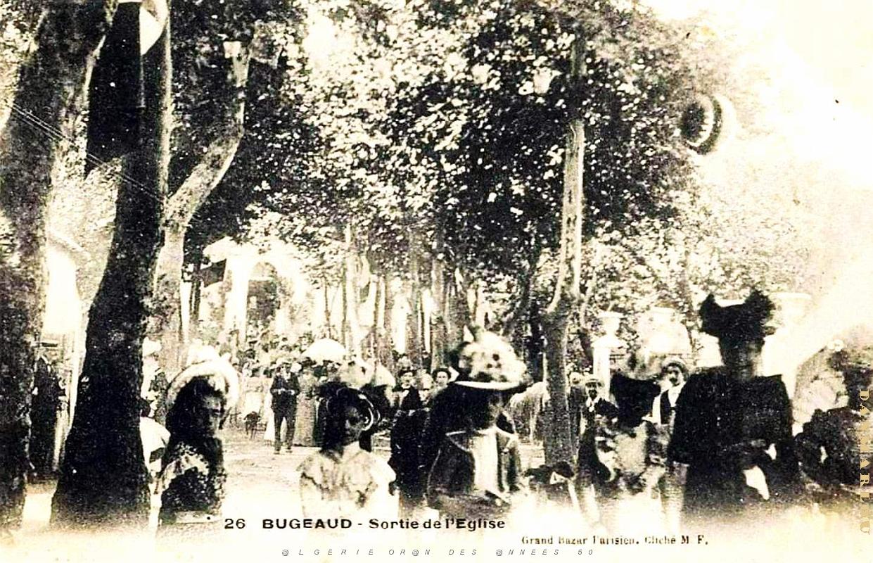 Bugeaud - Sortie de l'Eglise.jpg